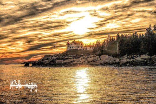 Heron Neck Lighthouse Sunset